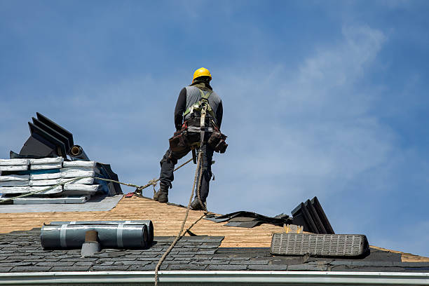Professional Roofing technician working in Renfrew, PA